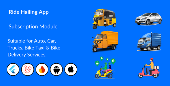 RIDE HAILING APP - Subscription Module